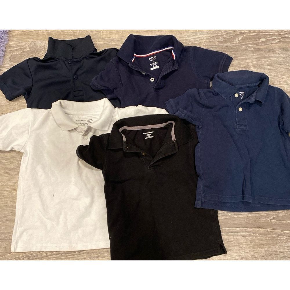 Uniform shirts Size 4t‎ Bundle of 5